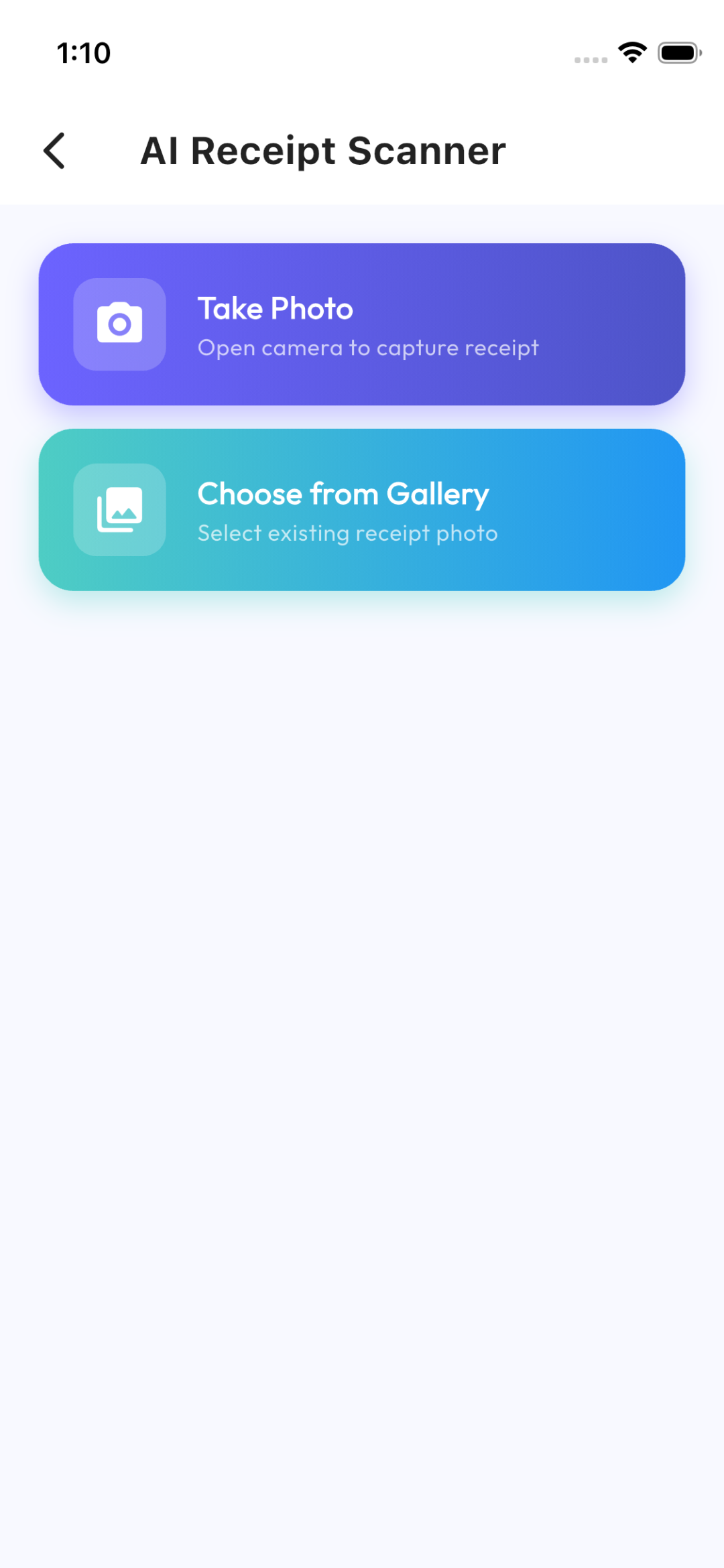 AI Receipt Scan